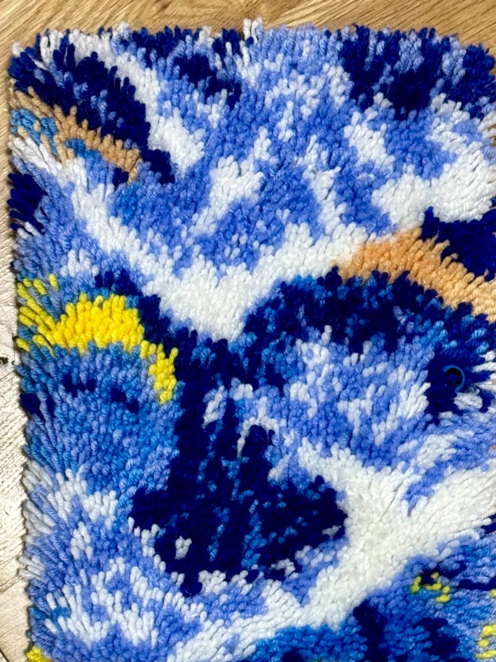 Original Latchhook "Starry Night" Clutch